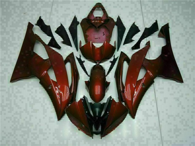 Rouge Carénage Moto Yamaha R6 08-16