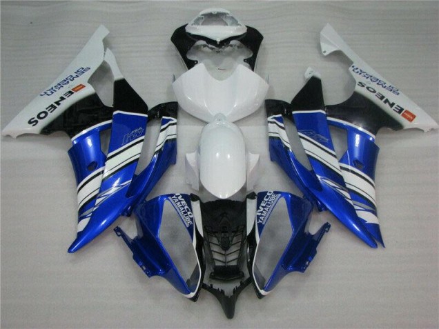 Bleu Blanc Carénage Moto Yamaha R6 08-16 Bleu Blanc Carénage Moto Yamaha R6 08-16