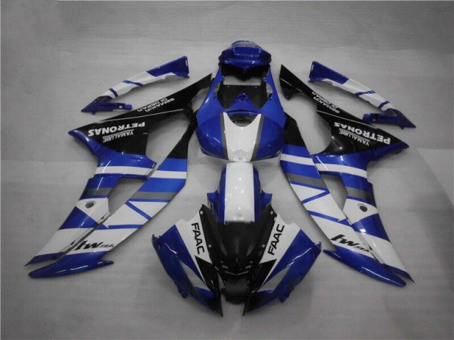 Bleu Blanc FAAC Carénage Moto Yamaha R6 08-16 Bleu Blanc FAAC Carénage Moto Yamaha R6 08-16