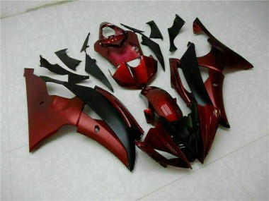 Meilleur Rouge Noir Kit Carénages Motos Complet Yamaha R6 08-16