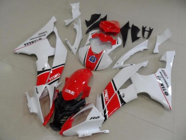Meilleur Rouge Blanc Style OEM Carénage Moto Yamaha R6 08-16