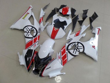 Meilleur Blanc avec Big Yamaha Logo Carénage Moto Yamaha R6 08-16