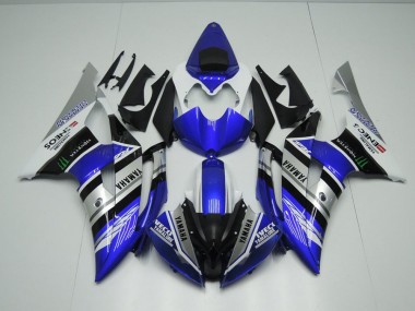 Meilleur Bleu Blanc ENEOS Monster Carénage Moto Yamaha R6 08-16