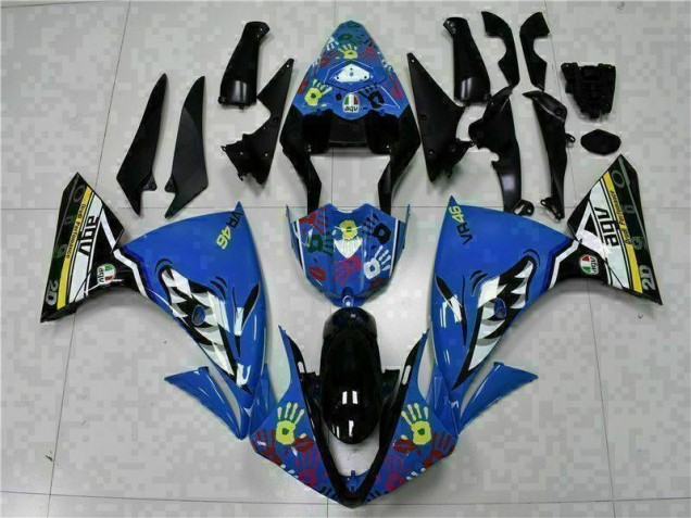 Bleu Carénages Moto Yamaha R1 09-11 Bleu Carénages Moto Yamaha R1 09-11