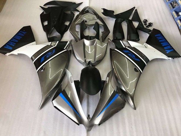 Argent Bleu Carénage Moto Yamaha R1 09-11 Argent Bleu Carénage Moto Yamaha R1 09-11