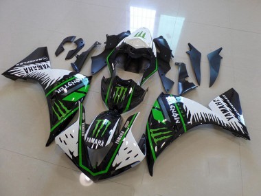 Meilleur Blanc Vert Big Monster Carénage Moto Yamaha R1 09-11