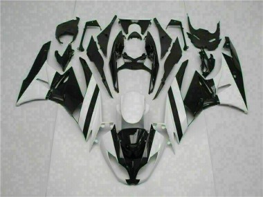 Meilleur Blanc Noir Carénage Moto Kawasaki ZX6R 09-12