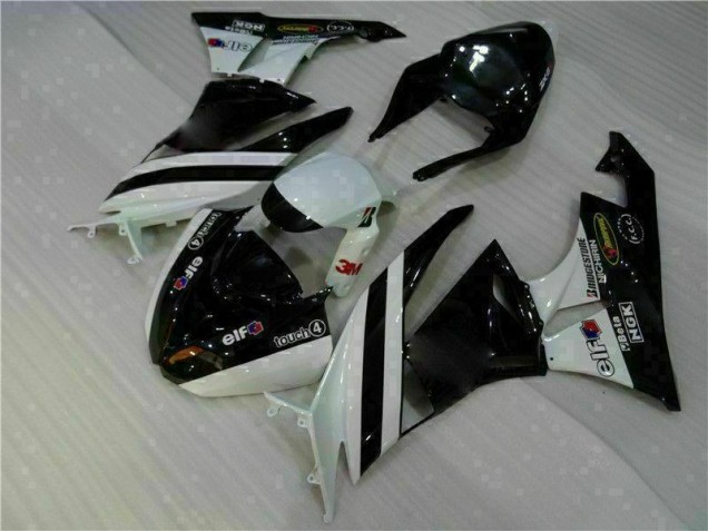 Noir Blanc 3M Touch4 Carénages Moto Kawasaki ZX6R 09-12
