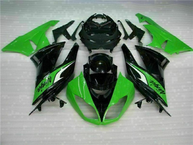 Noir Vert Carrosserie Moto Kawasaki ZX6R 09-12 Noir Vert Carrosserie Moto Kawasaki ZX6R 09-12