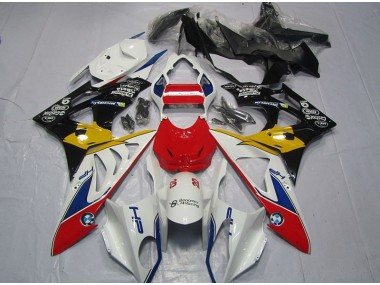 Meilleur Rouge Blanc Jaune Carénage Moto BMW S1000RR 09-14