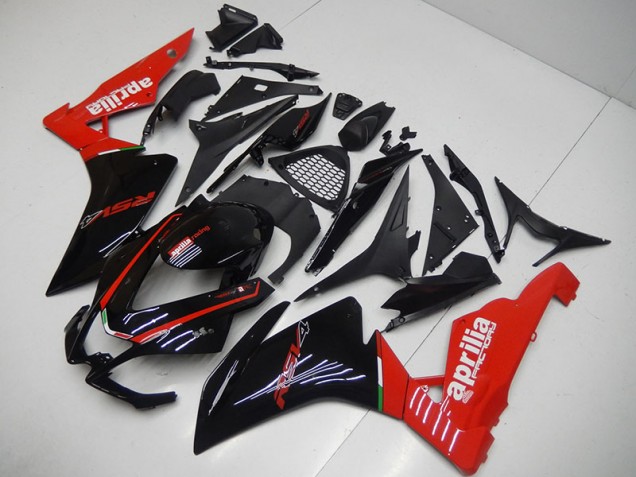 Noir Rouge Carénages Moto Aprilia RSV4 09-15 Noir Rouge Carénages Moto Aprilia RSV4 09-15