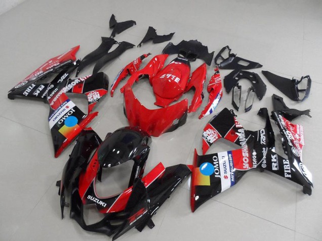 Rouge Jomo Carénage Moto Suzuki GSXR 1000 K9 09-16 Rouge Jomo Carénage Moto Suzuki GSXR 1000 K9 09-16