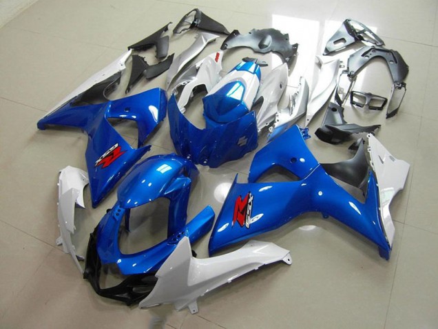Bleu et Blanc Style OEM Carénages Moto Suzuki GSXR 1000 K9 09-16 Bleu et Blanc Style OEM Carénages Moto Suzuki GSXR 1000 K9 09-16