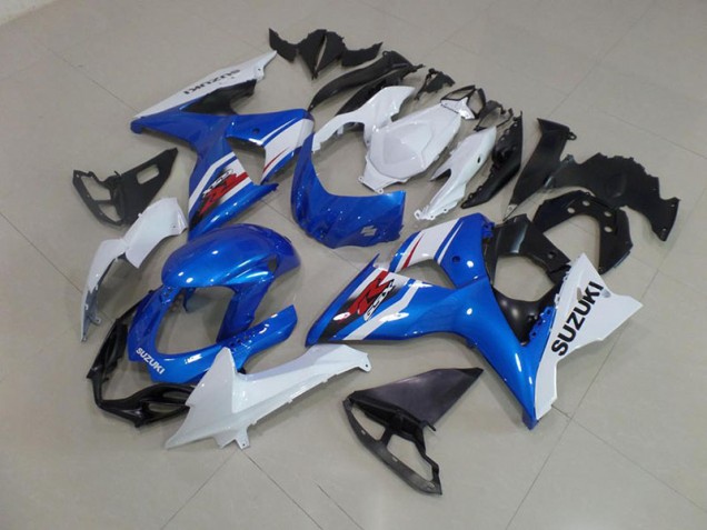 Bleu Blanc Carénage Moto Suzuki GSXR 1000 K9 09-16 Bleu Blanc Carénage Moto Suzuki GSXR 1000 K9 09-16