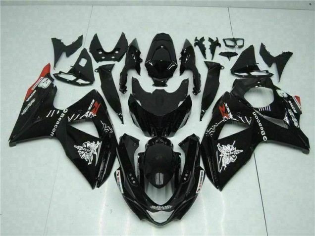 Noir Carénages Moto Suzuki GSXR 1000 K9 09-16 Noir Carénages Moto Suzuki GSXR 1000 K9 09-16