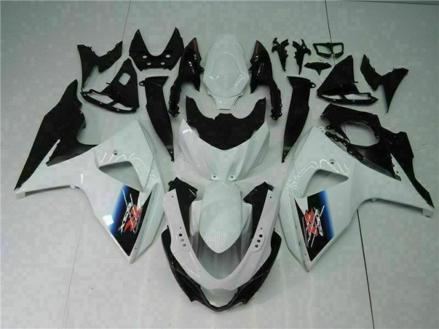Blanc Noir Carrosserie Moto Suzuki GSXR 1000 K9 09-16 Blanc Noir Carrosserie Moto Suzuki GSXR 1000 K9 09-16