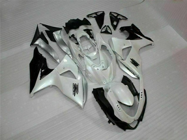 Blanc Noir Carénages Moto Suzuki GSXR 1000 K9 09-16 Blanc Noir Carénages Moto Suzuki GSXR 1000 K9 09-16