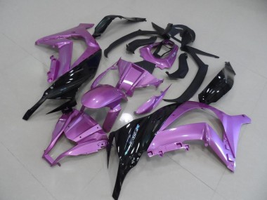 Meilleur Rose et Noir Carénage Moto Kawasaki ZX10R 11-15