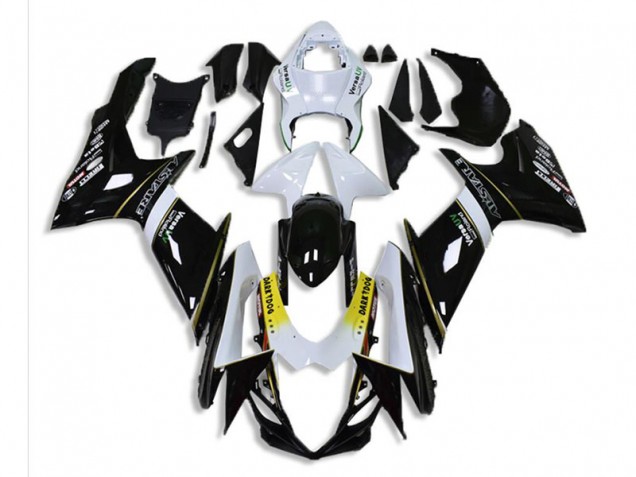 Noir Blanc Carénage Moto Suzuki GSXR 600 / 750 K11 11-24 Noir Blanc Carénage Moto Suzuki GSXR 600 / 750 K11 11-24