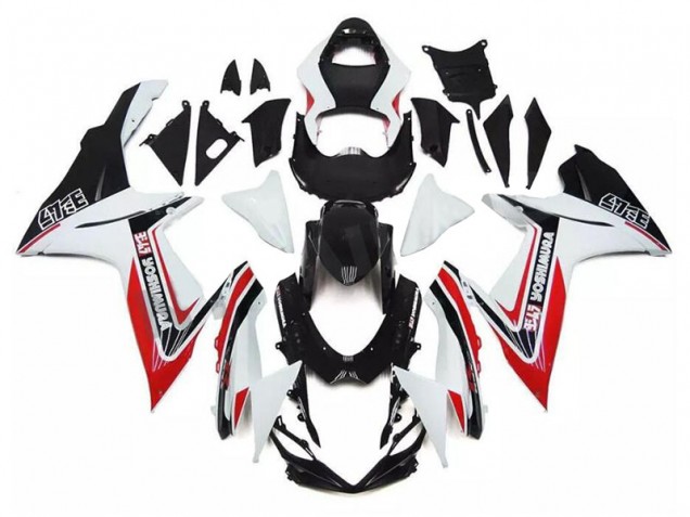 Blanc Rouge Noir Carénage Moto Suzuki GSXR 600 / 750 K11 11-24 Blanc Rouge Noir Carénage Moto Suzuki GSXR 600 / 750 K11 11-24