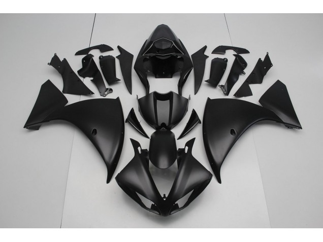 Noir Mat Carénages Moto Yamaha R1 12-14 Noir Mat Carénages Moto Yamaha R1 12-14