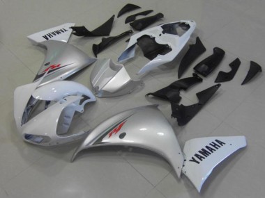 Meilleur Blanc Argent Carénage Moto Yamaha R1 12-14