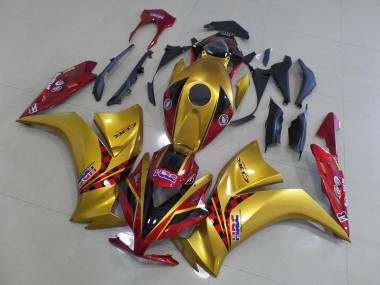 Meilleur Or et Dark Rouge Carénage Moto Honda CBR 1000 RR 12-16