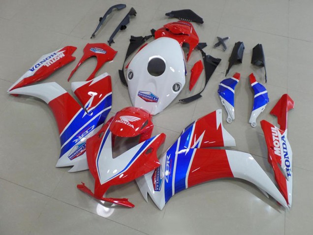 Blanc Rouge TT Legend Carénage Moto Honda CBR 1000 RR 12-16 Blanc Rouge TT Legend Carénage Moto Honda CBR 1000 RR 12-16