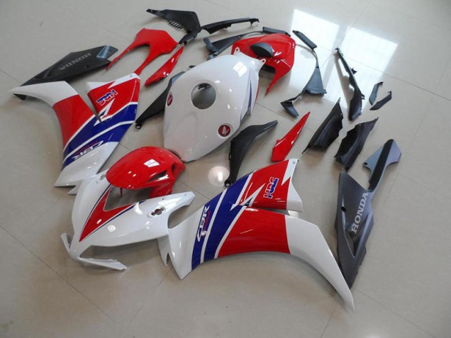 Blanc Rouge Noir Mat TT Legend Carénage Moto Honda CBR 1000 RR 12-16 Blanc Rouge Noir Mat TT Legend Carénage Moto Honda CBR 1000 RR 12-16