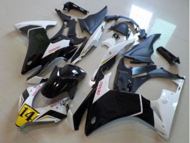 Meilleur Noir Blanc Denso Rizoma 14 Carénage Moto Honda CBR 500 RR 13-15