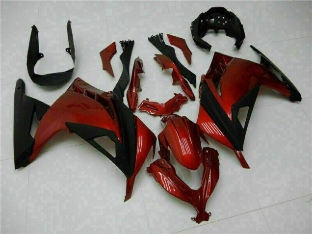 Rouge Carénage Moto Kawasaki EX300 13-16