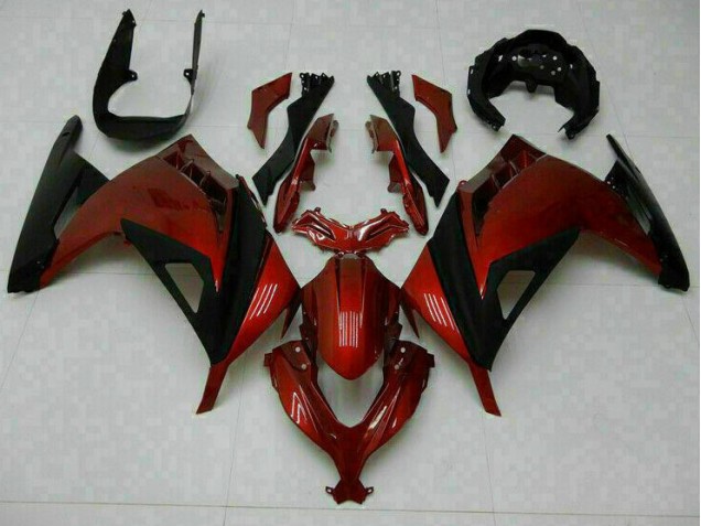 Rouge Carénage Moto Kawasaki EX300 13-16