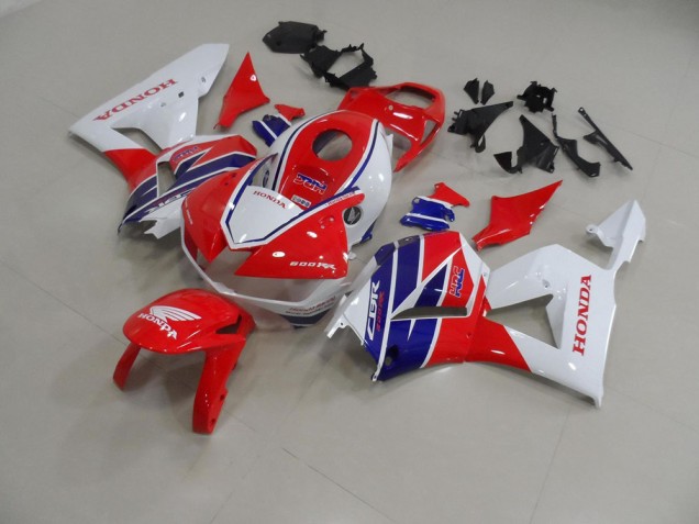 Rouge Blanc Bleu HRC Carénage Moto Honda CBR 600 RR 13-23 Rouge Blanc Bleu HRC Carénage Moto Honda CBR 600 RR 13-23