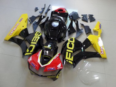 Meilleur Jaune Noir Geico Carénage Moto Honda CBR 600 RR 13-23